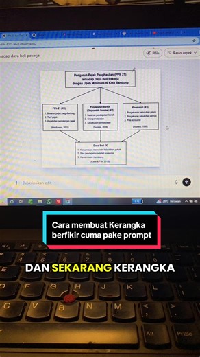 Cara membuat kerangka berfikir. Cek plagiasi murah pake @Mulfu | Cek Turnitin Murah #chatgpt #mahasiswa