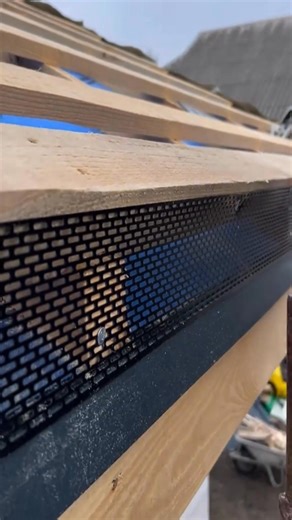 Perfect roof anti-insect wire mesh installation skill works | Sanford Civil Consultant