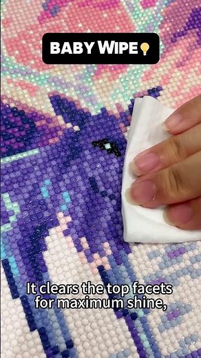 The sealer hack you actually need to know. #diamondpainting #diamondpaintingtips #diamondart
