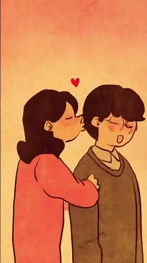 Endless Kisses 😘 tickle love #animation #couplemoments #art #love #trending #shorts #viralshorts