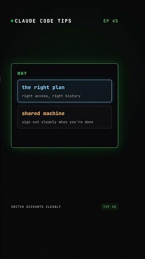 Claude Code /login: switch between personal and work accounts
