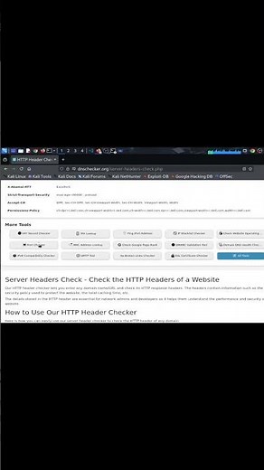 Check HTTP Response Headers Server Header Analysis Tutorial part 2