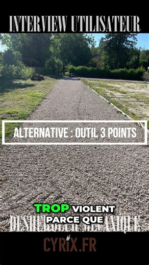 Comparison: 3-point tools too rigid for the terrain