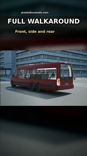 Mercedes-Benz Sprinter City 77 6x2 | Proton Bus Simulator Mod