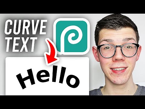 How To Curve & Bend Text In Photopea - Full Guide