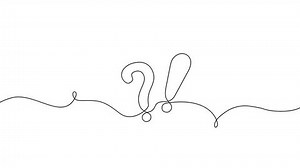 Video Continuous Line Drawing Question Mark Stock Footage Video (100% Royalty-free) 3630909749 | Shutterstock