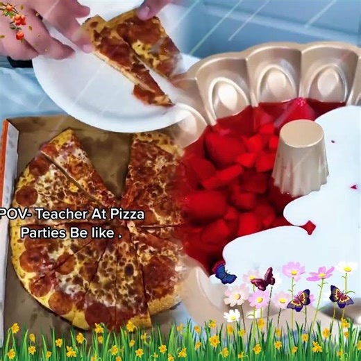 School pizza hits different 🍕 #pizza #school #pizzaparty #elementary