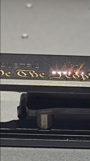 Custom Glock Engraving | “We The People” Laser Engraving (High Detail)