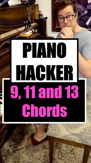 PIANO HACKER! 9, 11 and 13 Chords ft. "My Cherie Amour" by Stevie Wonder!