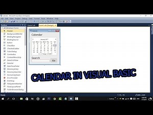 Creating calendar in visual basic 6.0