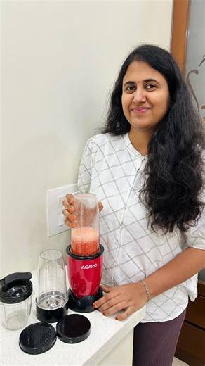 Anushasravan on Instagram: "Blend. Sip. Repeat. 🥤 The Agaro Regal 3 Jar Personal Blender makes smoothies, protein shakes, and chutneys effortless—power-packed performance in a sleek, compact design for everyday use. @theagaro_lifestyle #agaro #everydayexpert #theagarolifestyle #agarolifestyle #Inkrevenue"