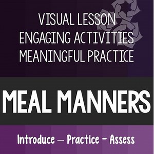 Table Manners Lesson Functional Life Skills Special Education