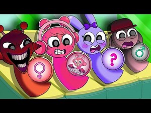 Incredibox Sprunki: BLACK, BLUE SKYE, PINKI And OREN Is PREGNANT?! Incredibox Sprunki Animation