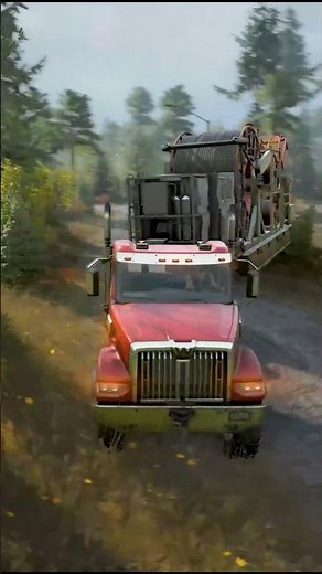 Western Star | Transporting the Transporting the coiled Tubing Trailer | Snow Runner