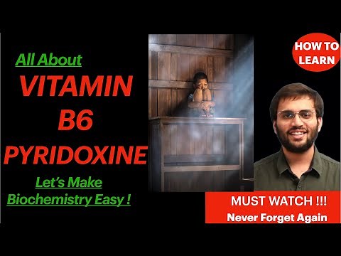 Vitamin B6 | Pyridoxine | Biochemistry | Transport, Functions, Deficiency | Vitamins MBBS