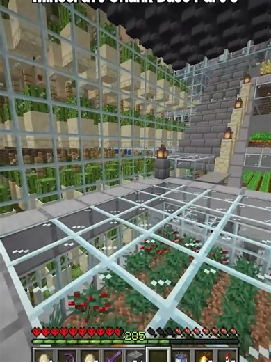 100 Days Hidden in a Minecraft Chunk Base Part 8 #fyp #minecraft #spoke