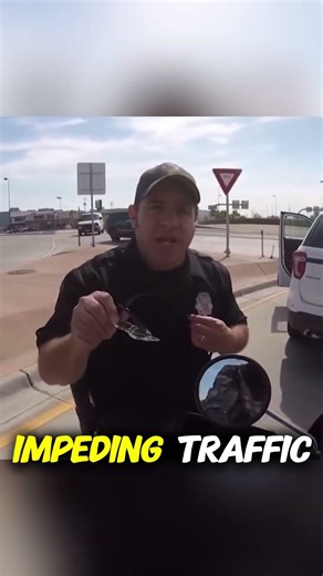 Biker vs Cop What Happens Next 🚨 #police #biker #viral