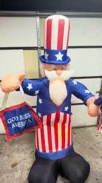 2012 patriotic￼ inflatable 6ft Uncle Sam ￼