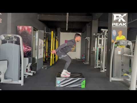 Box jump tranvers exercise