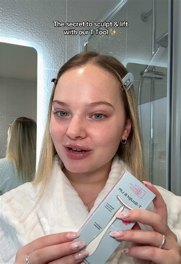 Lifed, Sculpted, Radiant: How to use our T Tool ✨ Your skincare is having a 2026 glow-up, and it’s time to level up your routine 🫧 Shop the T Sculpt & Lift Tool now! #thebeautycrop #skincaretool #howtouse #ttool #newness