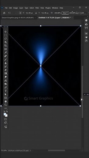 Create light effects using Ps