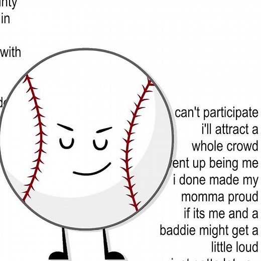 move yo baseball #inanimateinsanity