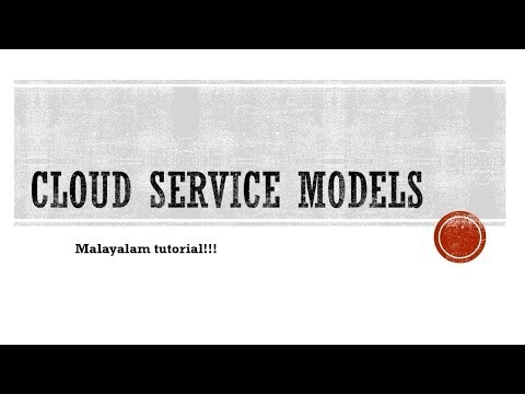 Cloud Service Models | IaaS | PaaS | SaaS | Malayalam tutorial | Cloud Computing