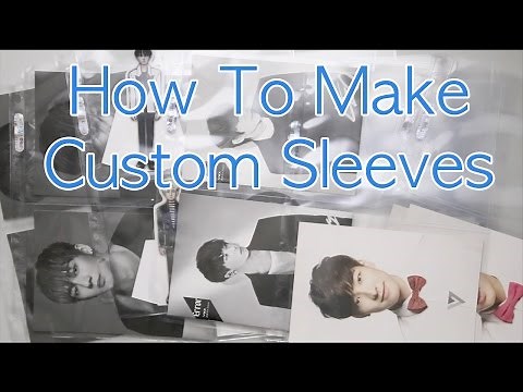 How To Make Custom Photocard Sleeves