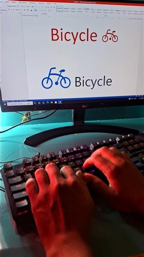 Bicycle Symbol Shortcut key in ms word #keyboard #shorts #short