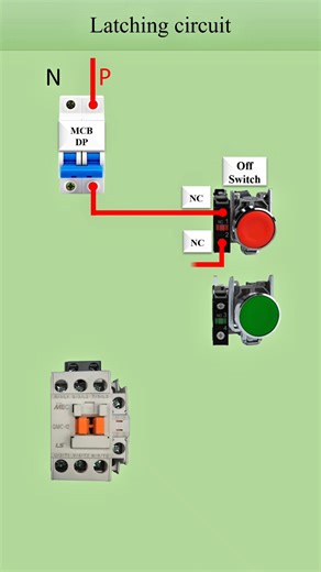 latching connection diagram #CircuitDiagram #electrician #Industrial #control | Resonance Automation