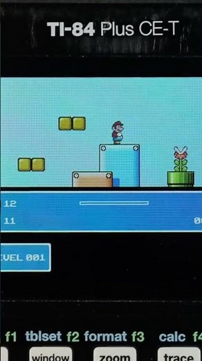 Mario Bros on a Calculator