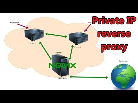 How to access a machine with a private IP with Nginx as reverse proxy