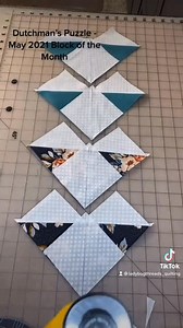 3.9K views · 29 reactions | Dutchman’s Puzzle Quilt Block - FREE Tutorial. 12” Finished block Credit goes to the respective owner 﫡 #sewingtutorial #quilting #diyproject | Quilt Patterns PDF | Facebook