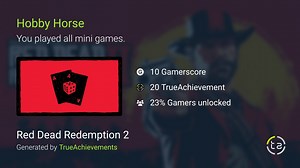 Hobby Horse achievement in RDR 2