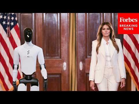 JUST IN: Humanoid Robot Kicks Off Melania Trump's 'Fostering The Future Together' Event