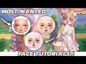 *MOST REQUESTED* Face Tutorials! -Dress To Impress (Roblox)
