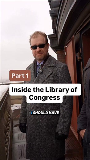 PART 1: 5 million books live here, inside The Library of Congress. We’re starting at the top of the building— during a snowstorm. I want to thank Brian Williams from the Library for being our tour guide into the secrets of the first federal building to ever have electricity!🎄❄️ | Senator Markwayne Mullin