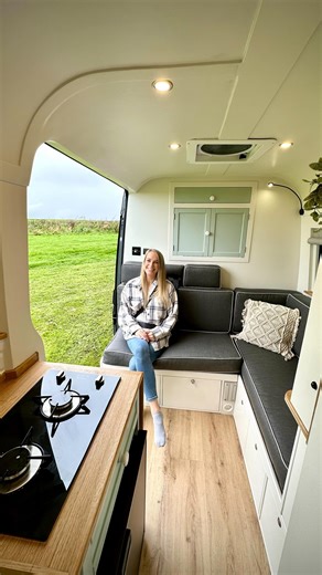 Some of our other favourite features of this van build: • Electric step - to assist getting in and out of the van. • 2 extra seat belts in the back - so the van car carry 5 passengers. • Fridge repositioned - to create access into the garage from inside the van. . This is a LWB Crafter van converted by @jorvikvanconversions . #vanlife #homeiswhereyouparkit #vanlifediaries #roadtrip #vanlifers #homeonwheels #camperlife #vanlifestyle #vanlifemovement #vanlifeexplorers #vancrush #vwcrafter #crafter