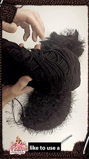 The Secret to Crocheting With Fun Fur 👀