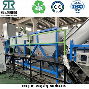 [Hot Item] 1000kg/Hr PP HDPE Recycling Equipment Bottle Recycling Separating Washing Line