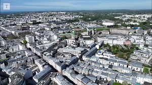 28K views · 607 reactions | Le centre-ville de Brest vu du ciel...
