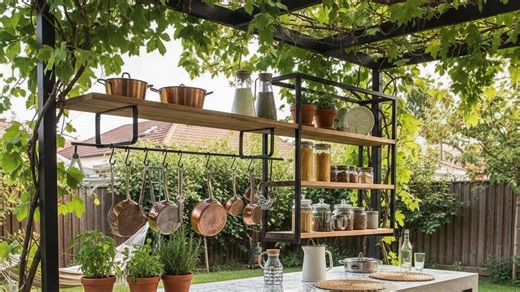 8 Inspirasi Model Kitchen Set Outdoor Murah Tapi Awet, Wujudkan Dapur Estetik dengan Budget Terjangkau
