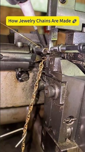 How Jewelry Chains Are Made 🔗 | From Raw Steel to Perfect Finish