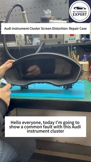14K views · 136 reactions | Audi Instrument Cluster Screen Distortion: Repair Case Common display issues: black screen, flickering. Our new screen replacement resolves it. Click the link below the video for details on this screen. #Audi #Q5 #LCD #InstrumentCluster #Display #repaired GET IT NOW  https://mysupercarexpert.com/products/audi-2020-2023-lcd-instrument-cluster-display-new?utm_source=copyToPasteBoard&utm_medium=product-links&utm_content=web | My Supercar Expert | Facebook