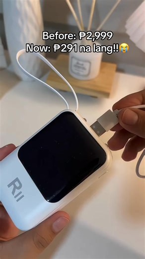 17K reactions · 549 shares | One power bank, zero hassle!  Our 10,000mAh power bank comes with a built-in cable for Android and iPhone.  | Shoppers Market | Facebook