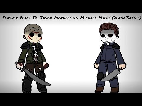 Slashers React To: Jason Voorhees v.s. Michael Myers (Death Battle)