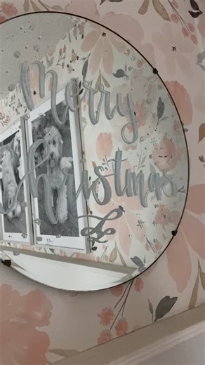 Lindsay Eidahl | Create A Home You Love on Instagram: "Easy way to “decorate” for the holidays on the decorative mirrors in your home!"