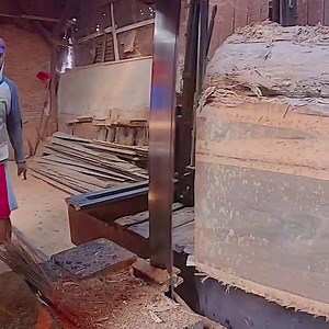 56K views · 833 reactions | very amazing sawing giant log | Sawmill & Woodworking | Facebook