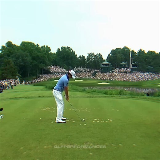Rory McIlroy’s swing at the 2011 U.S. Open at Congressional, where he won by 8 shots.Was this the best his swing has ever looked?