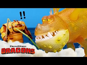 Fishing Contest Hero! 🏆🎣 How To Train Your Dragon toys - DRAGONS Story